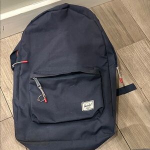 Herschel Supply Company Dark Blue Kids Backpack with Red Details
